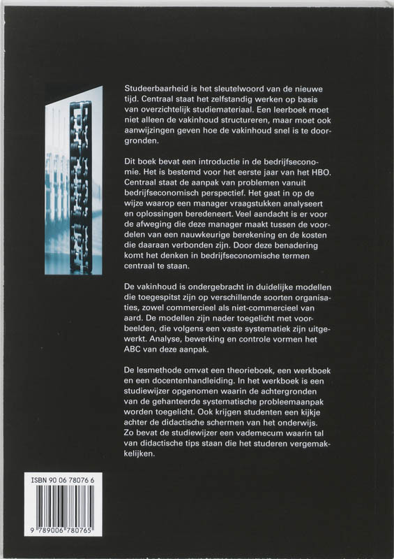 Achterkant van Werkboek