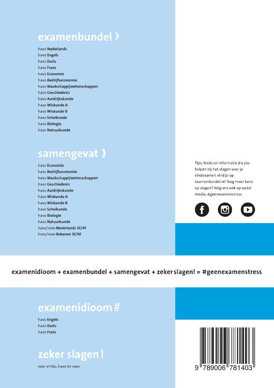 Achterkant van 2020/2021 havo Aardrijkskunde