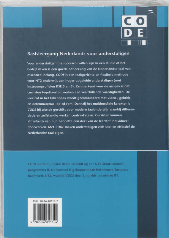 Achterkant van Takenboek