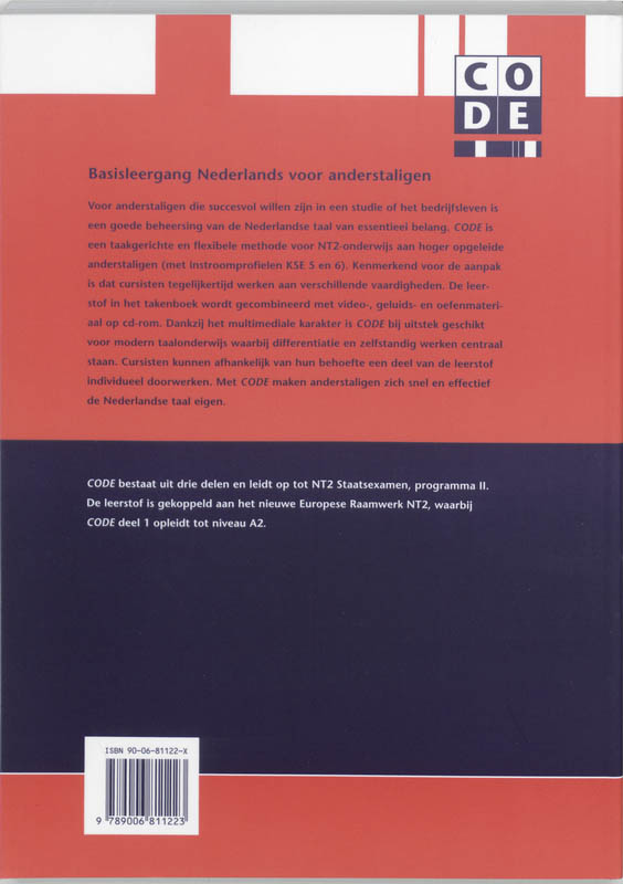 Achterkant van Oefenschrift