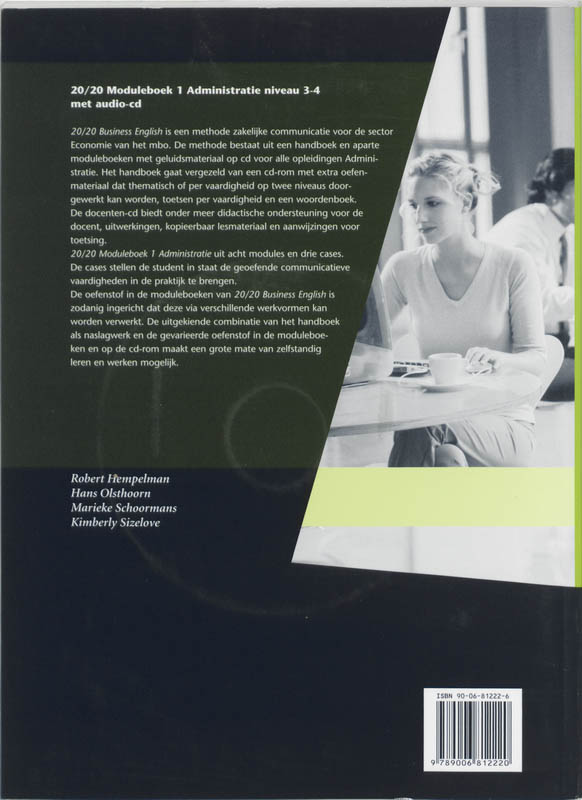 Achterkant van Moduleboek 1 Administratie