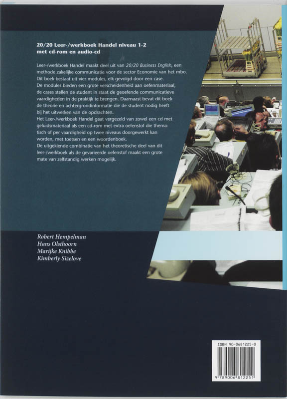 Achterkant van Leerwerkboek
