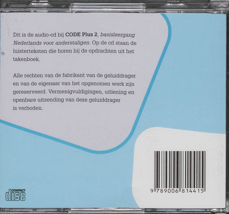 Achterkant van Audio-CD