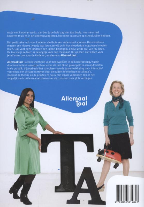 Achterkant van Allemaal taal