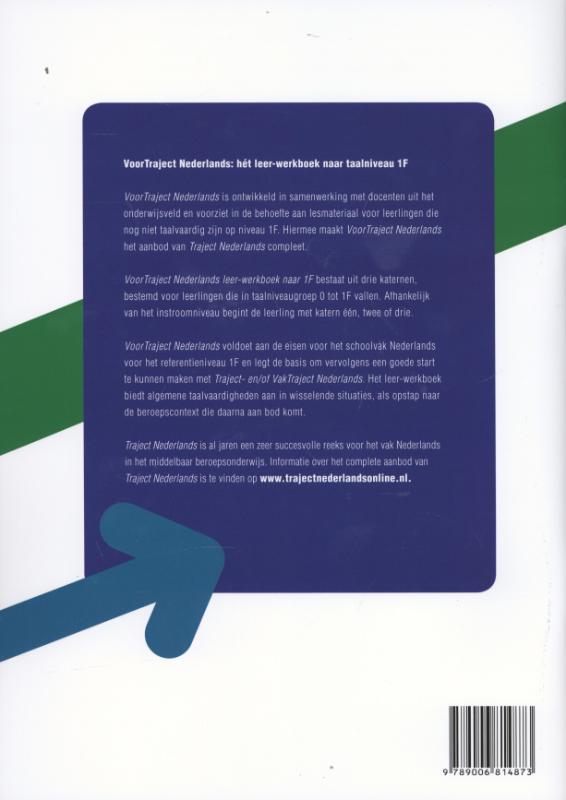 Achterkant van Leerwerkboek naar 1F