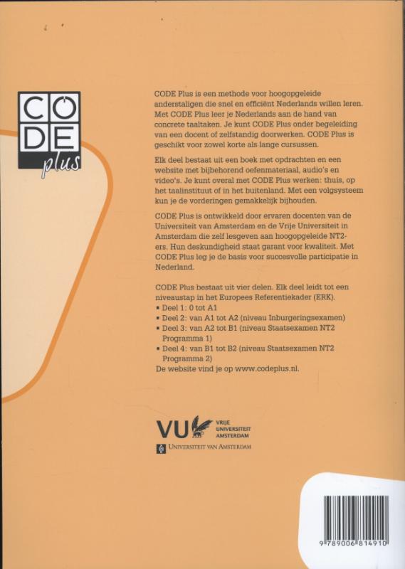 Achterkant van Oefenschrift