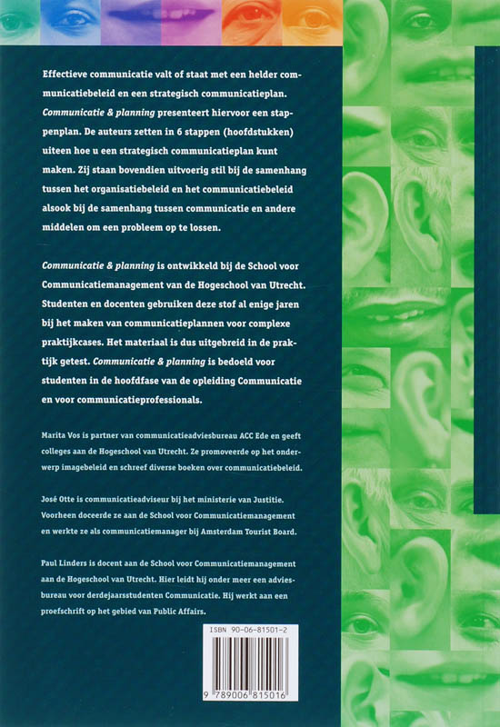 Achterkant van Communicatie & planning