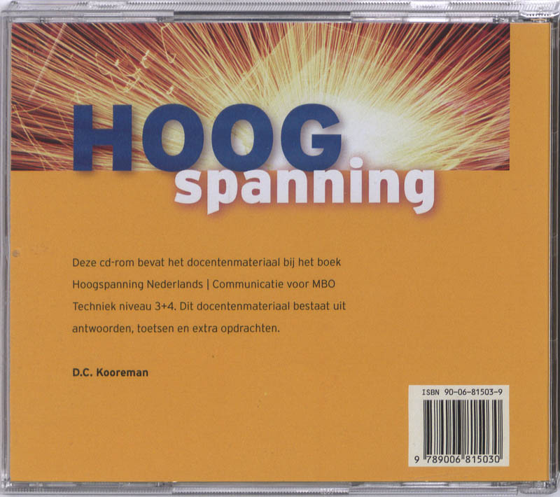 Achterkant van Docentenhandleiding Nederlands communicatie