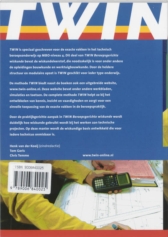 Achterkant van Leerlingenboek