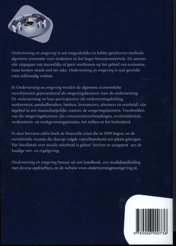 Achterkant van Onderneming en omgeving