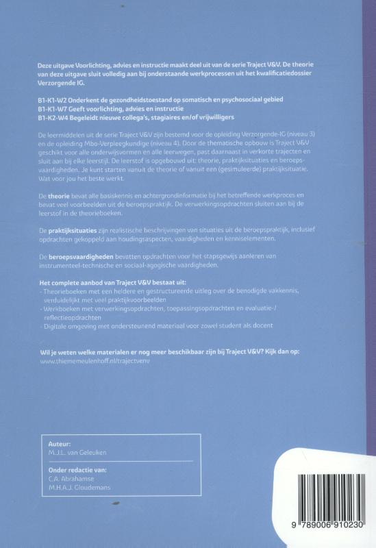 Achterkant van Basisboek niveau 3