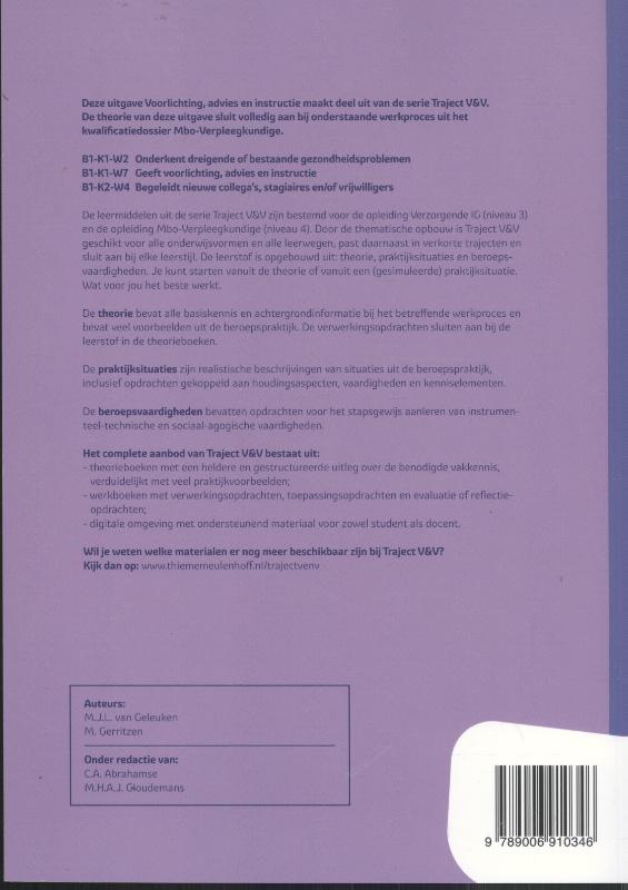 Achterkant van Niveau 4