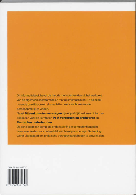 Achterkant van Informatieboek