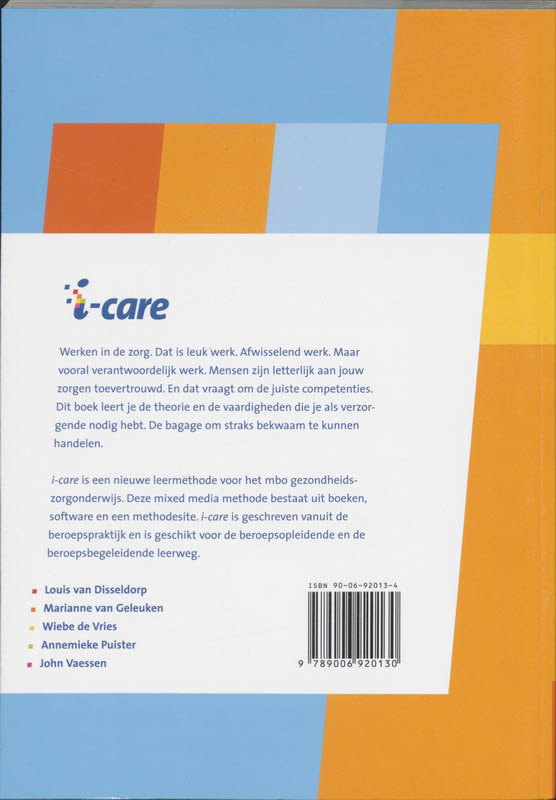 Achterkant van 301 Plannen van zorg
