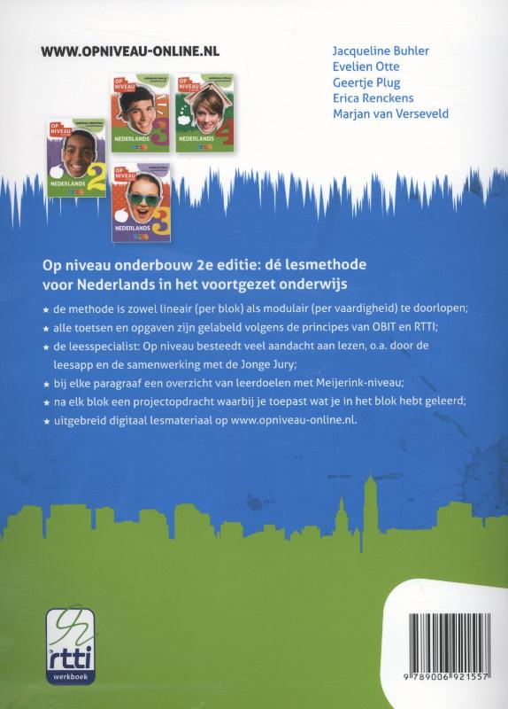 Achterkant van Leeropdrachtenboek