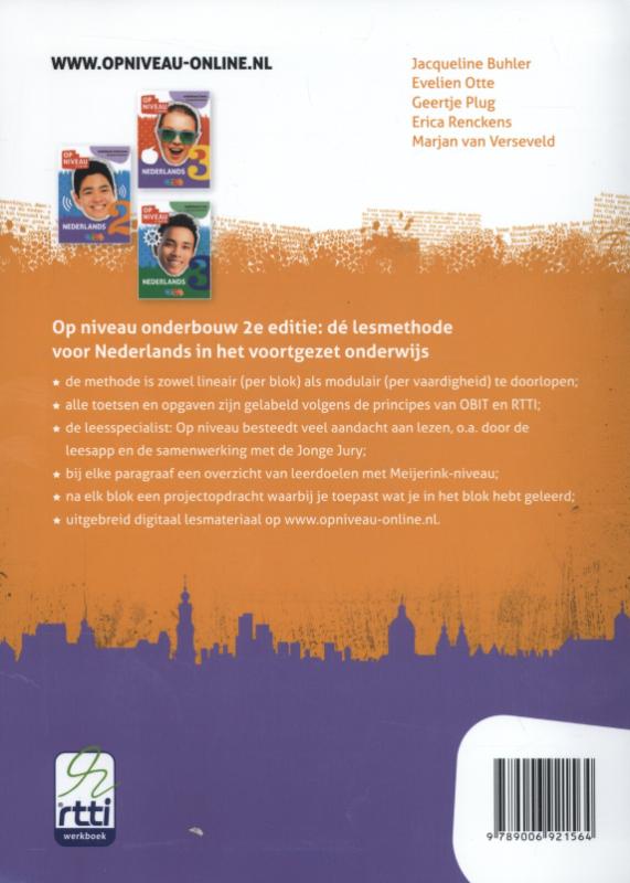 Achterkant van Leeropdrachtenboek