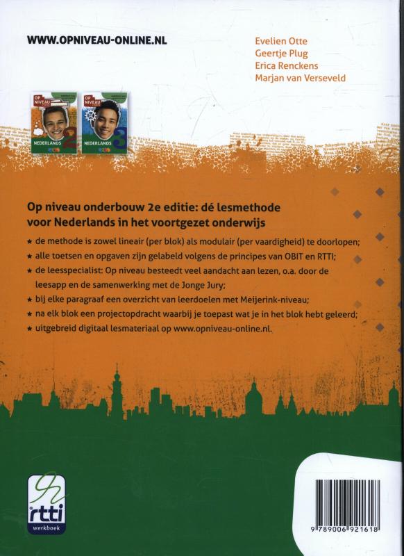 Achterkant van Leeropdrachtenboek