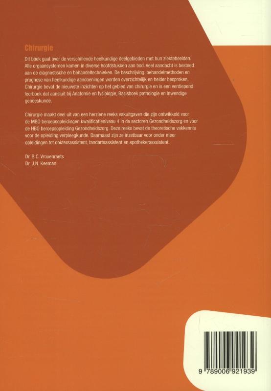 Achterkant van Chirurgie