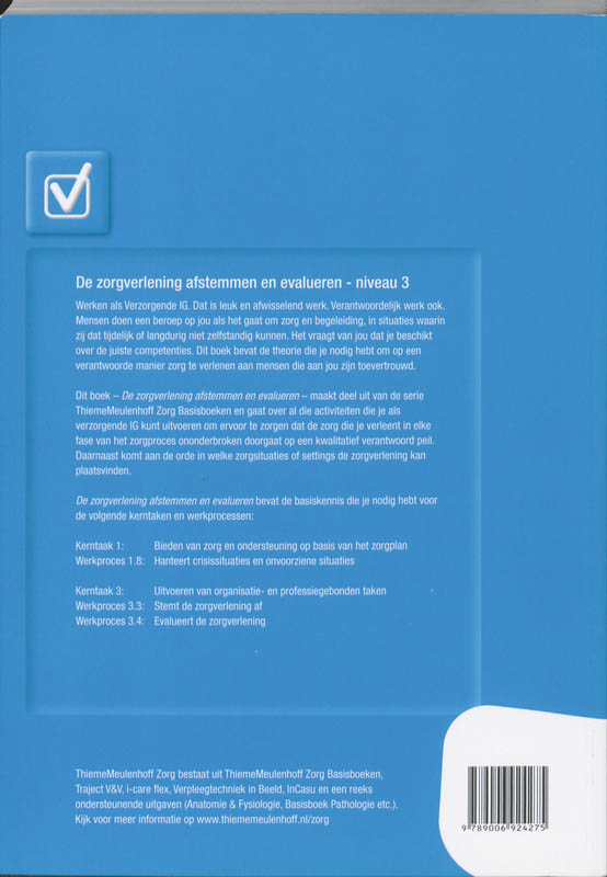 Achterkant van Niveau 3