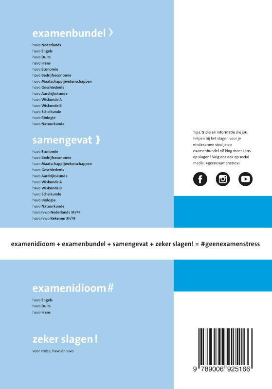 Achterkant van Havo Geschiedenis