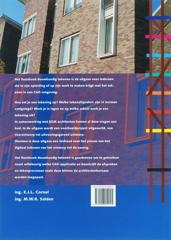 Achterkant van Basisboek Bouwkundig tekenen