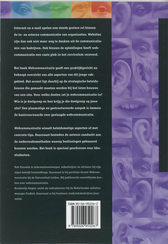 Achterkant van Webcommunicatie