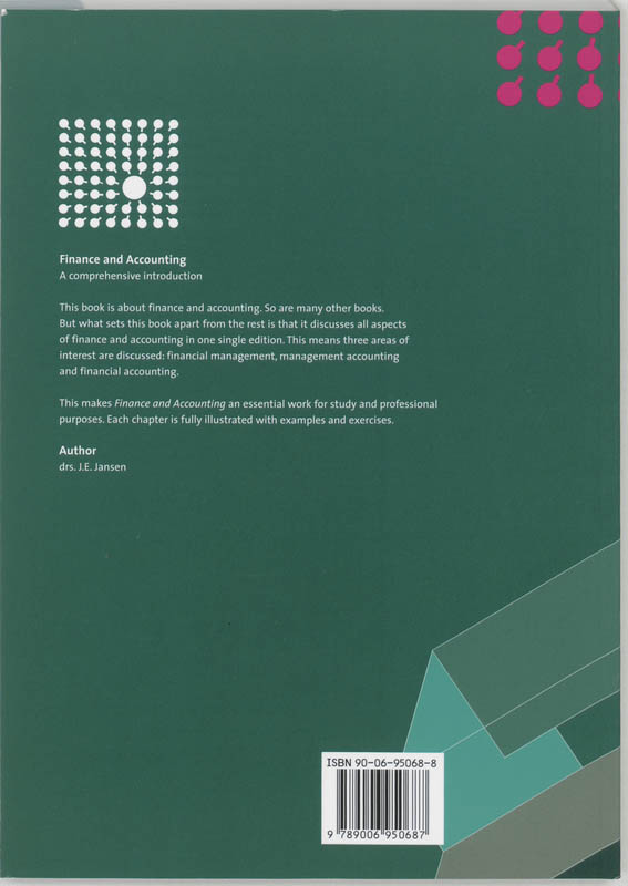 Achterkant van Finance and Accounting