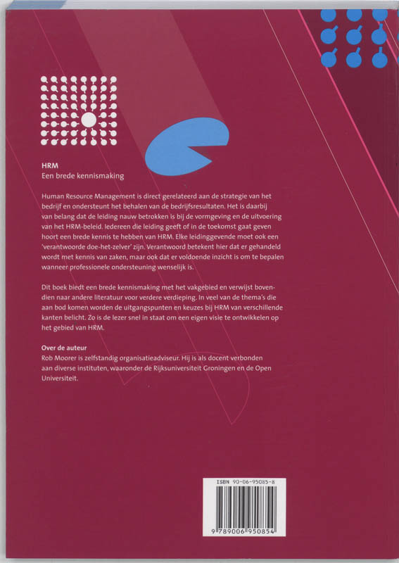 Achterkant van HRM Een brede kennismaking