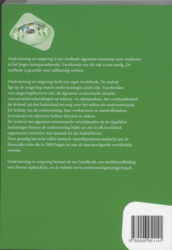 Achterkant van Studiehandleiding