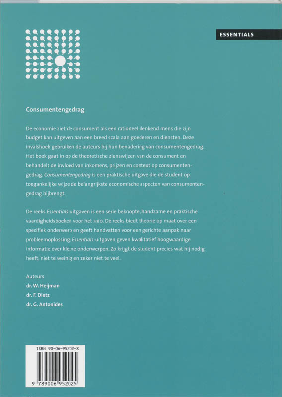 Achterkant van Consumentengedrag