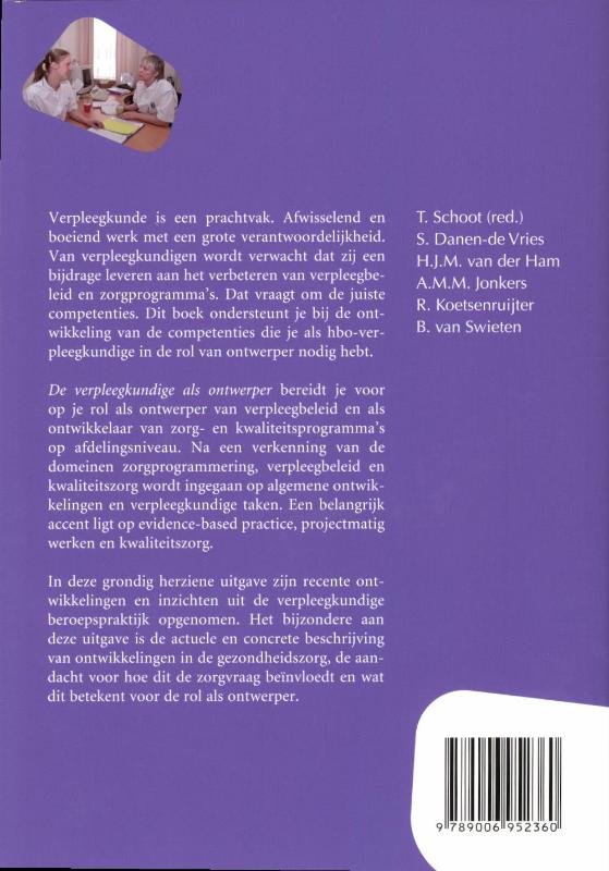 Achterkant van De verpleegkundige als ontwerper