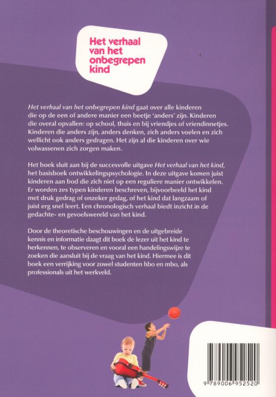 Achterkant van Het verhaal van het onbegrepen kind