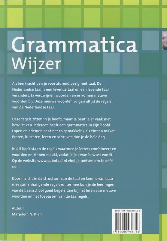 Achterkant van Grammatica Wijzer