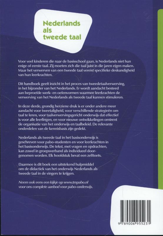 Achterkant van Nederlands als 2e taal in het basisonderwijs