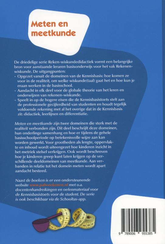 Achterkant van Meten en meetkunde