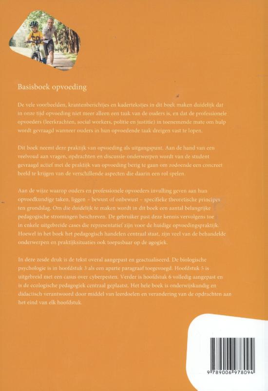 Achterkant van Basisboek opvoeding