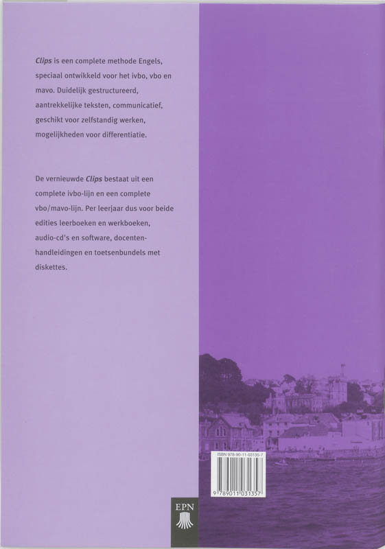 Achterkant van Workbook B