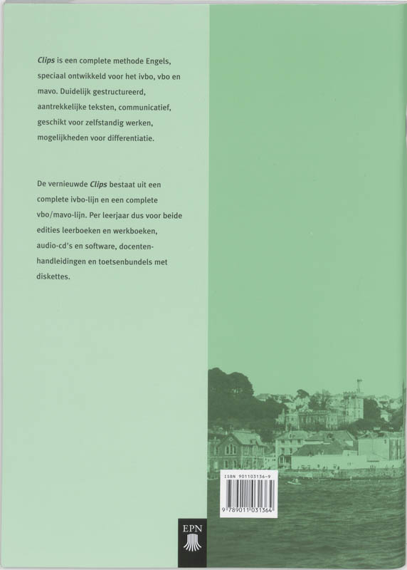 Achterkant van Workbook B