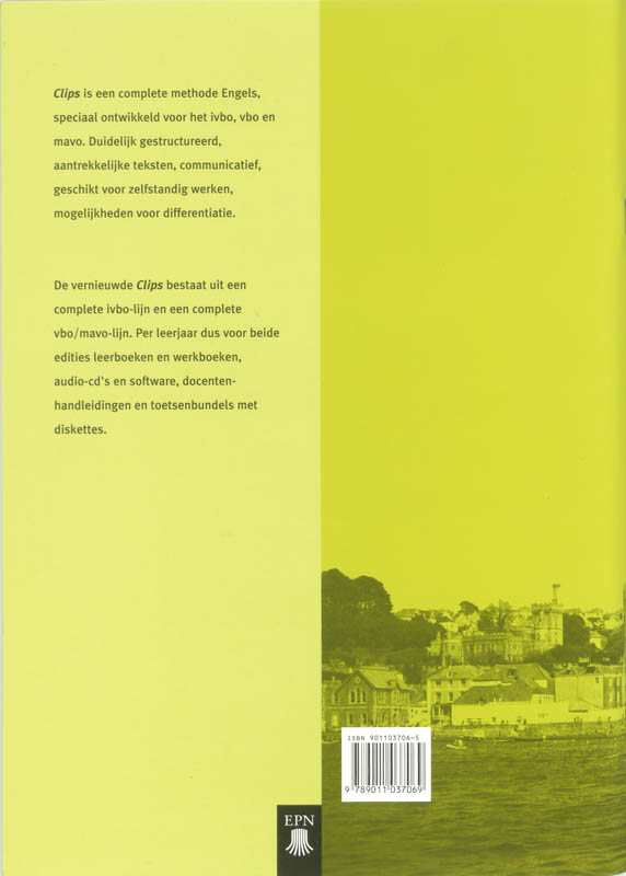 Achterkant van Workbook B