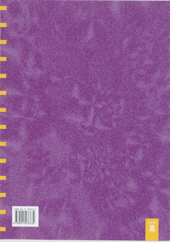 Achterkant van Werkschrift