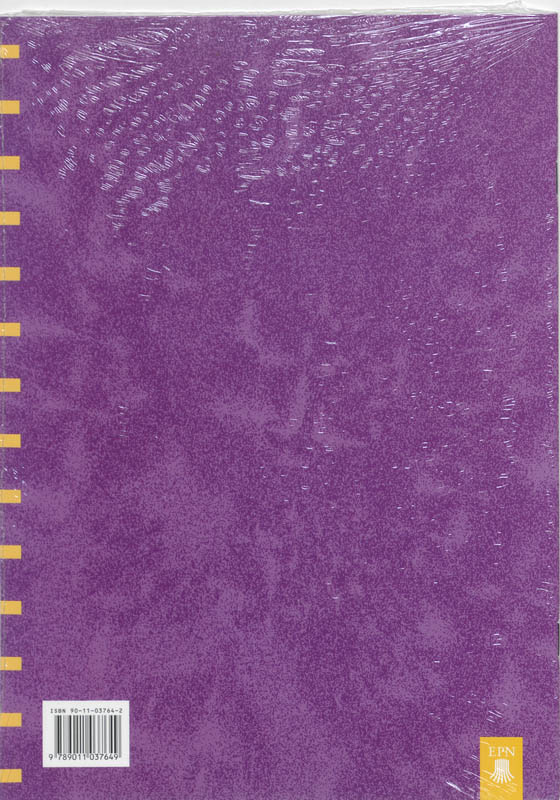 Achterkant van Werkschrift