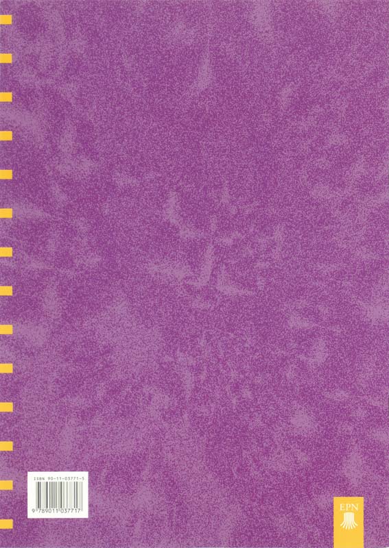 Achterkant van Werkschrift