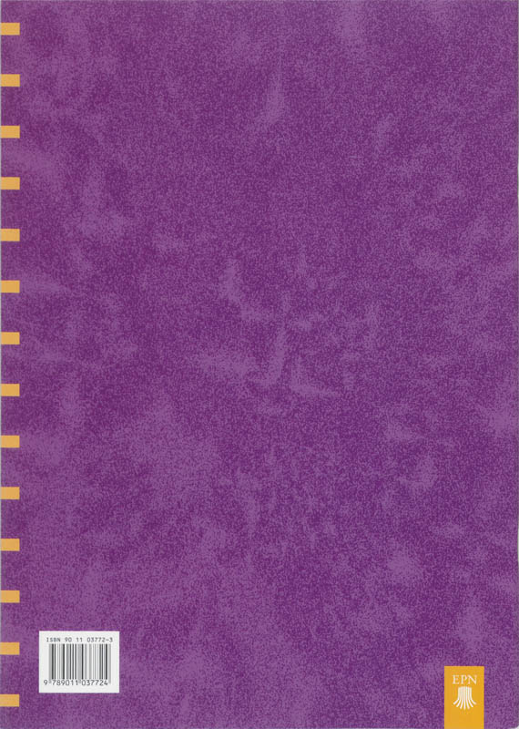 Achterkant van Werkschrift