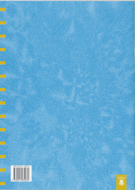 Achterkant van Werkschrift