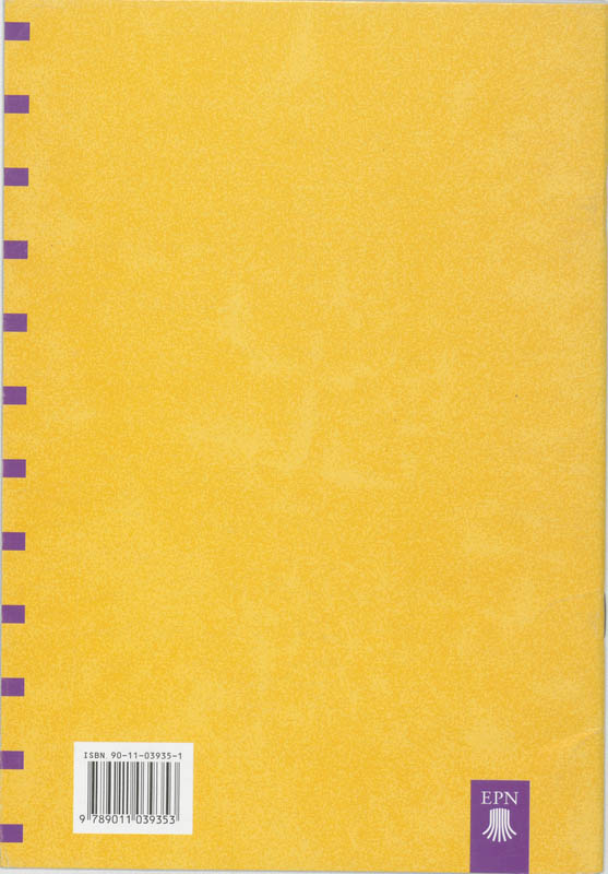 Achterkant van Antwoordenboek