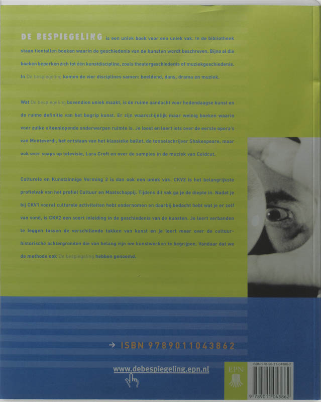 Achterkant van Tekstboek