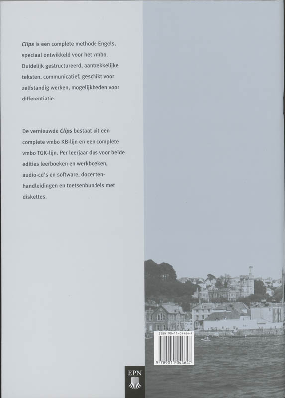 Achterkant van Workbook A