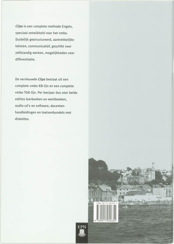 Achterkant van Workbook B
