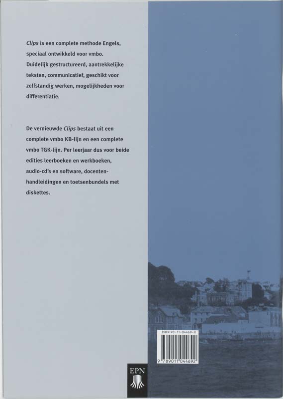 Achterkant van Workbook A
