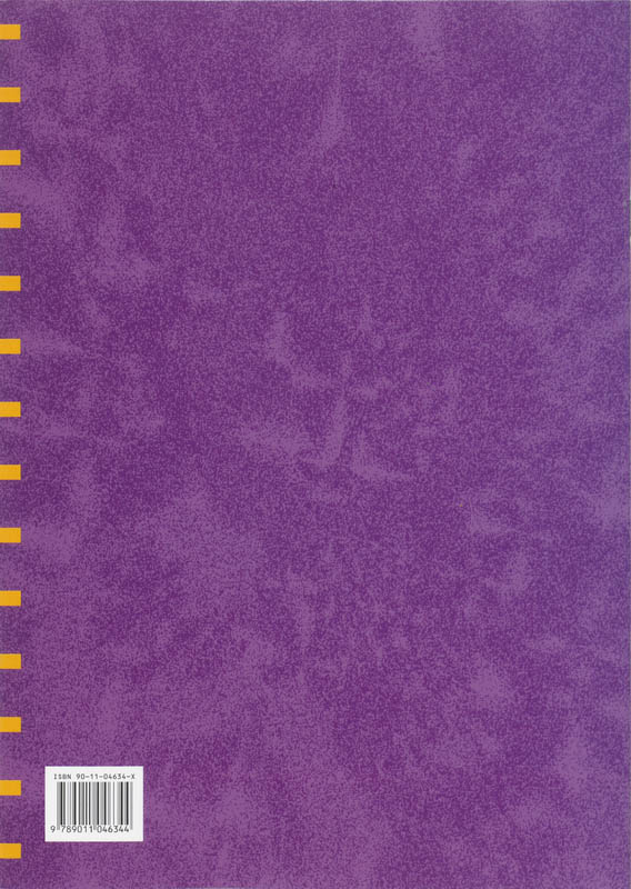 Achterkant van Werkschrift